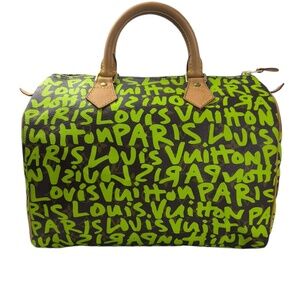 Louis Vuitton Stephen Sprouse Lime Green Graffiti Speedy 30